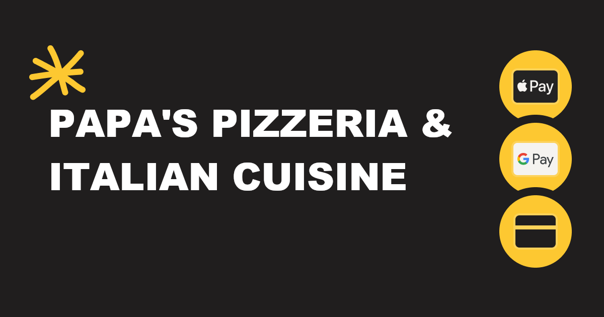 Papa's Pizzeria & Italian Cuisine - 1430 N Green St, Brownsburg