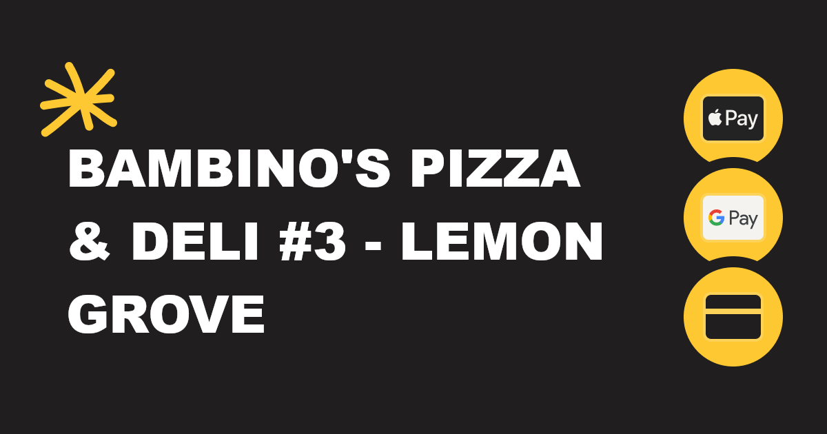 Bambinos Pizza Deli 3 (Federal Blvd) — recent italian restaurant photo in San Diego, CA (Google Business Profile)