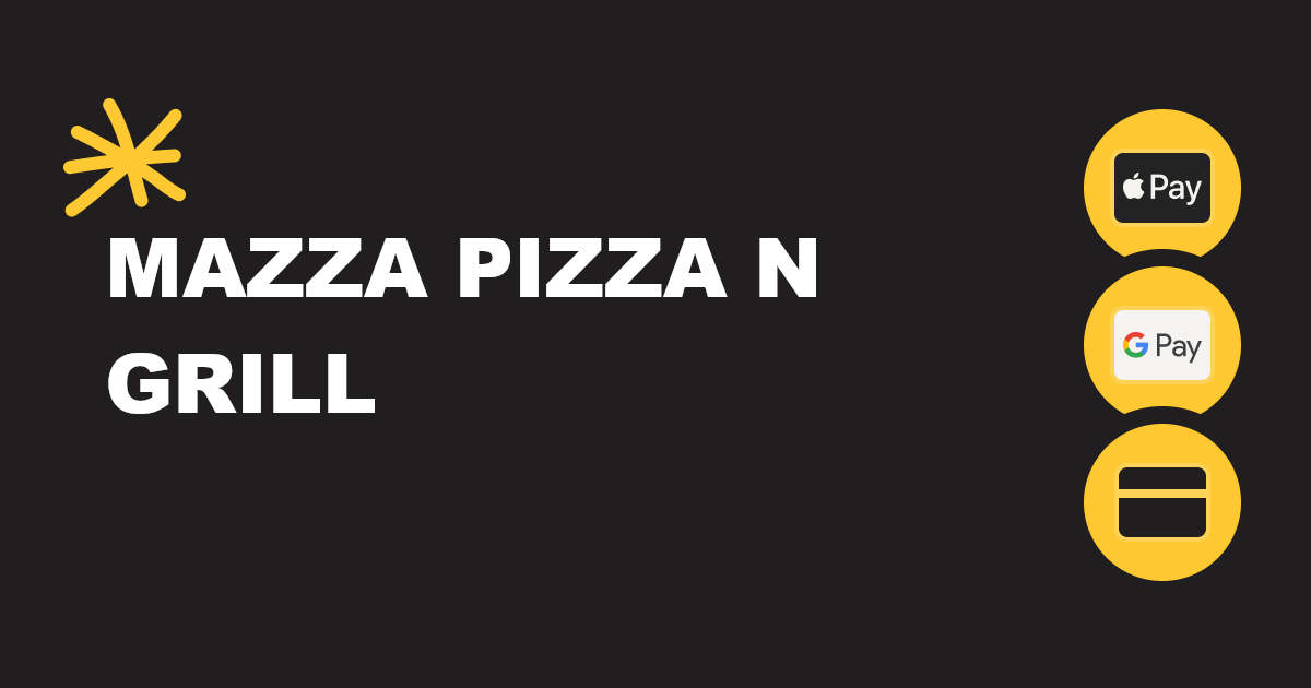 Mazza Pizza n Grill restaurant logo - View nutrition facts, calories, and macros for menu items at 484 E San Carlos St, San Jose, CA 95112
