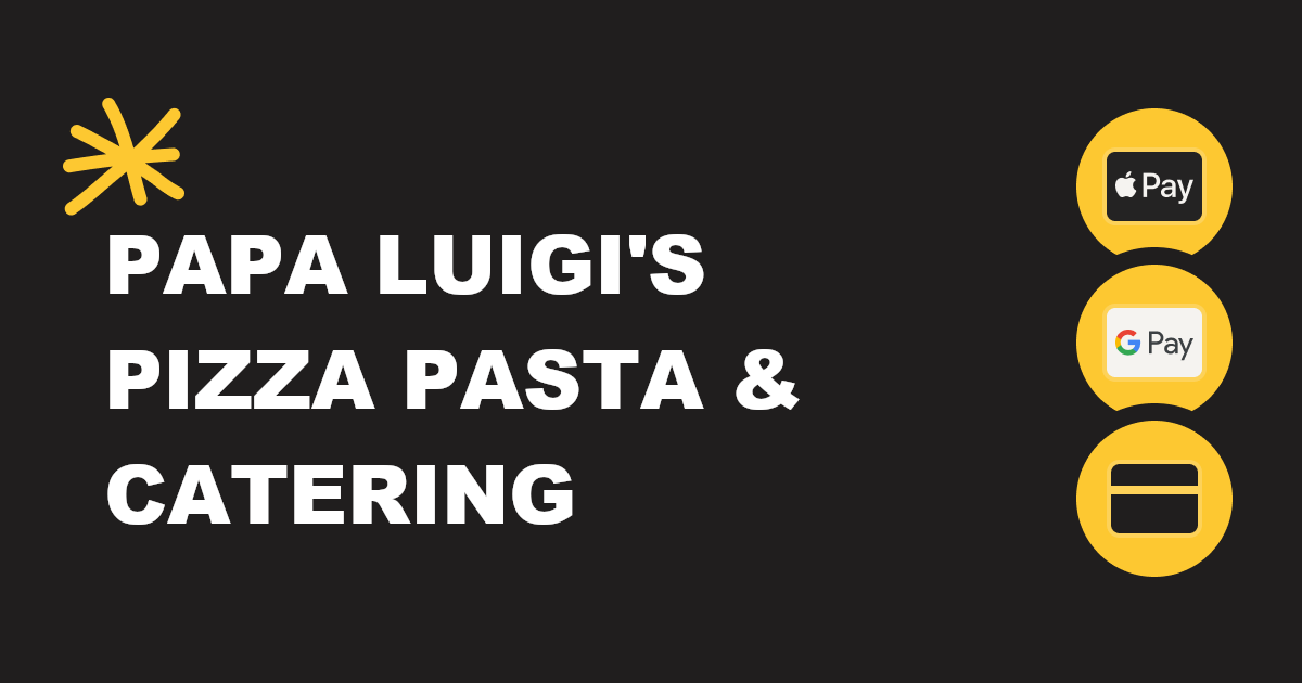 Papa Luigi's Pizza Pasta & Catering - 39 N Main St, Woodstown, NJ